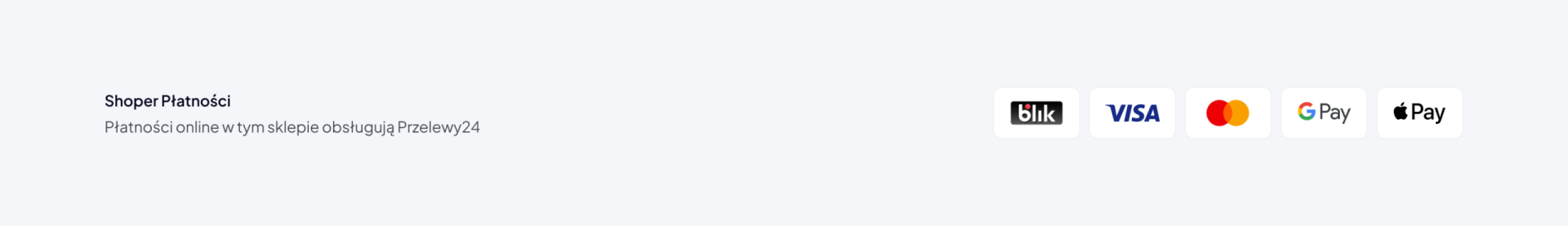 Metody płatności w sklepie – otwiera się w nowej karcie
